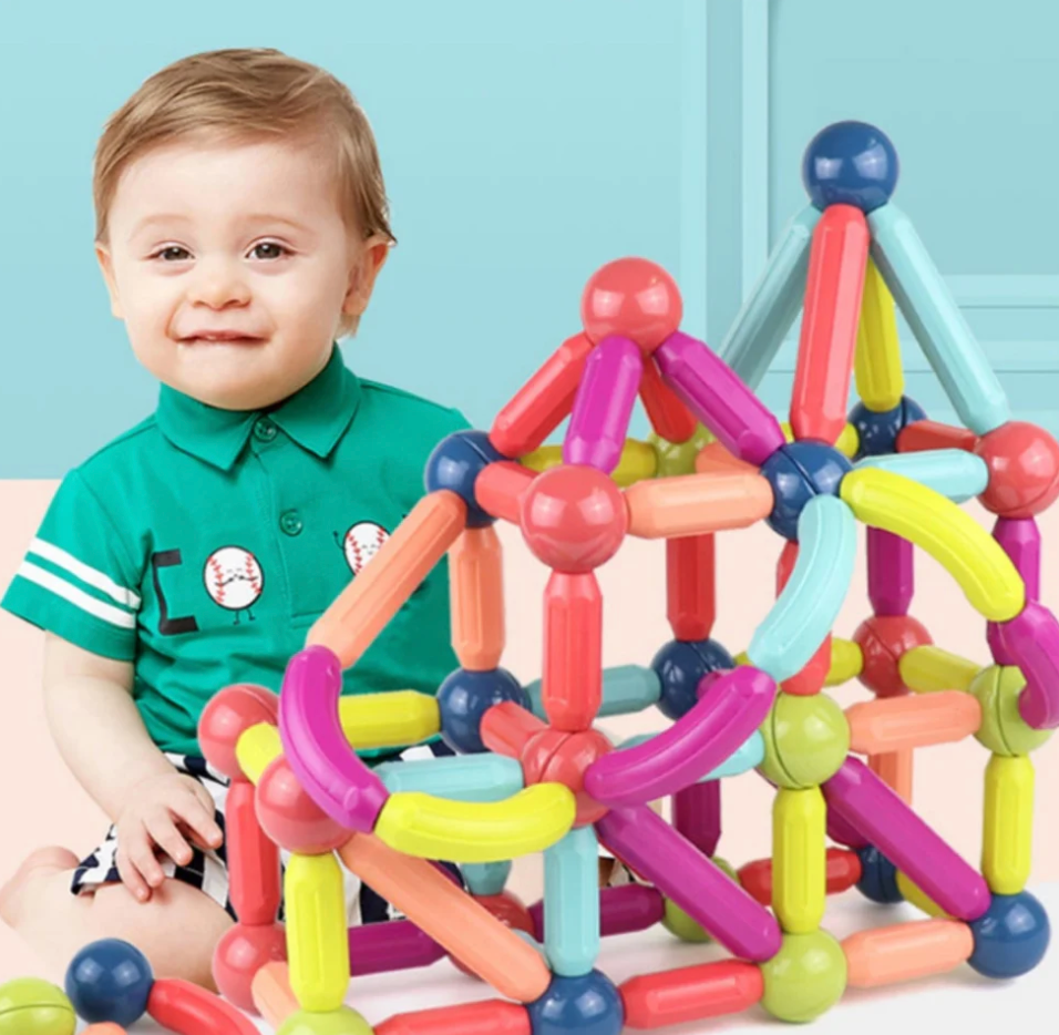 Supazo - Gioco educativo magnetico 64 pz