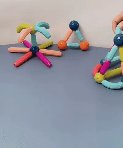 Supazo - Gioco educativo magnetico 64 pz